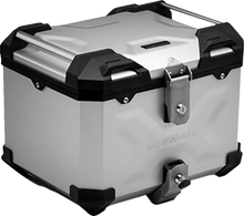 Load image into Gallery viewer, SW-MOTECH TRAX ADV Top Case System - Silver - Ducati Multistrada 1200 '15-'17 GPT.22.584.70000/S - Side View