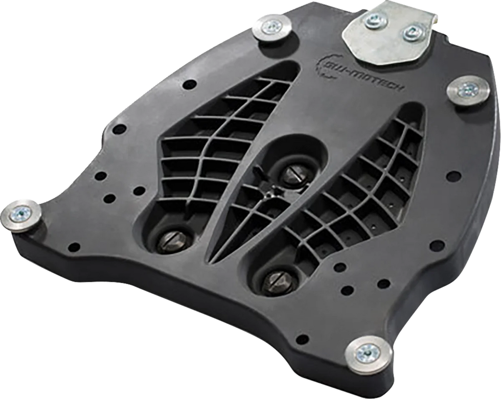 SW-MOTECH TRAX ADV Top Case System - Silver - Ducati Multistrada 1200 '15-'17 GPT.22.584.70000/S - Back View