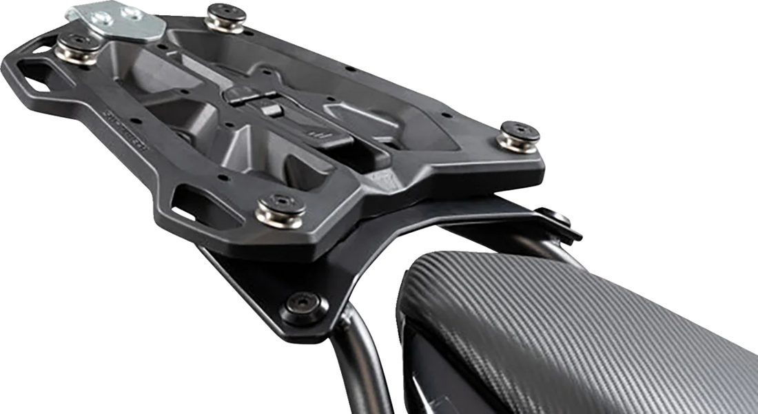 SW-MOTECH TRAX ADV Top Case System - Silver - Honda NC750 '16-'20 GPT.01.699.70002/S - Side View