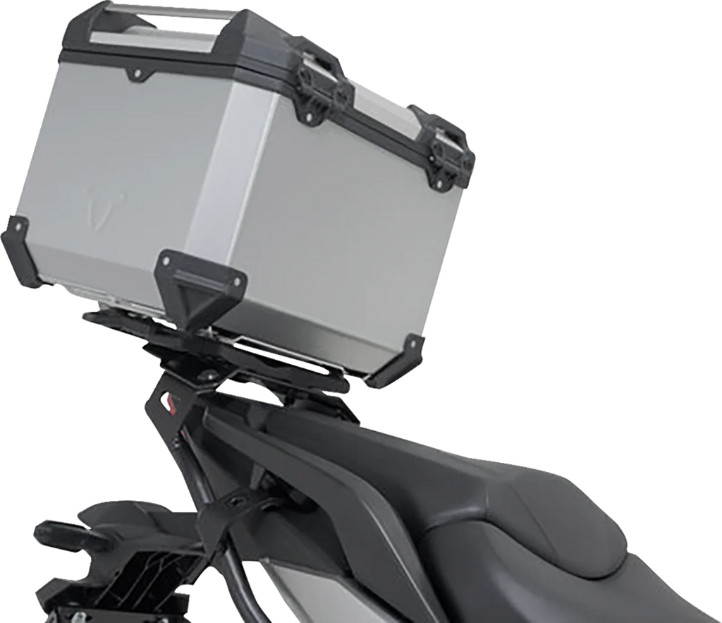 SW-MOTECH TRAX ADV Top Case System - Silver - Honda NC750X '20-'24 GPT.01.841.70000/S - Side View