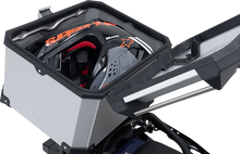 Load image into Gallery viewer, SW-MOTECH TRAX ADV Top Case System - Silver - Kawasaki Versys 650 '14-'24 GPT.08.518.70000/S - Back View