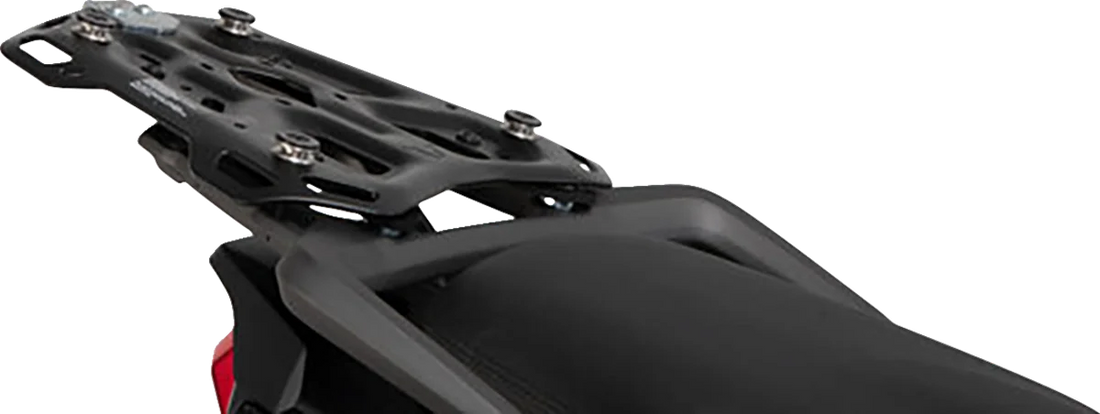 SW-MOTECH TRAX ADV Top Case System - Silver - Triumph Tiger 1200/Tiger Explorer 1200 '12-'21 GPT.11.900.70000/S - Back View