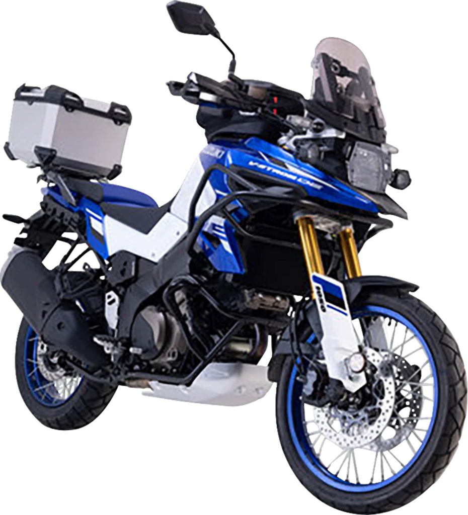 SW-MOTECH TRAX ADV Top Case System - Silver - V-Strom 650/1000/1050 '14-'24 GPT.05.440.70002/S - Main Product View