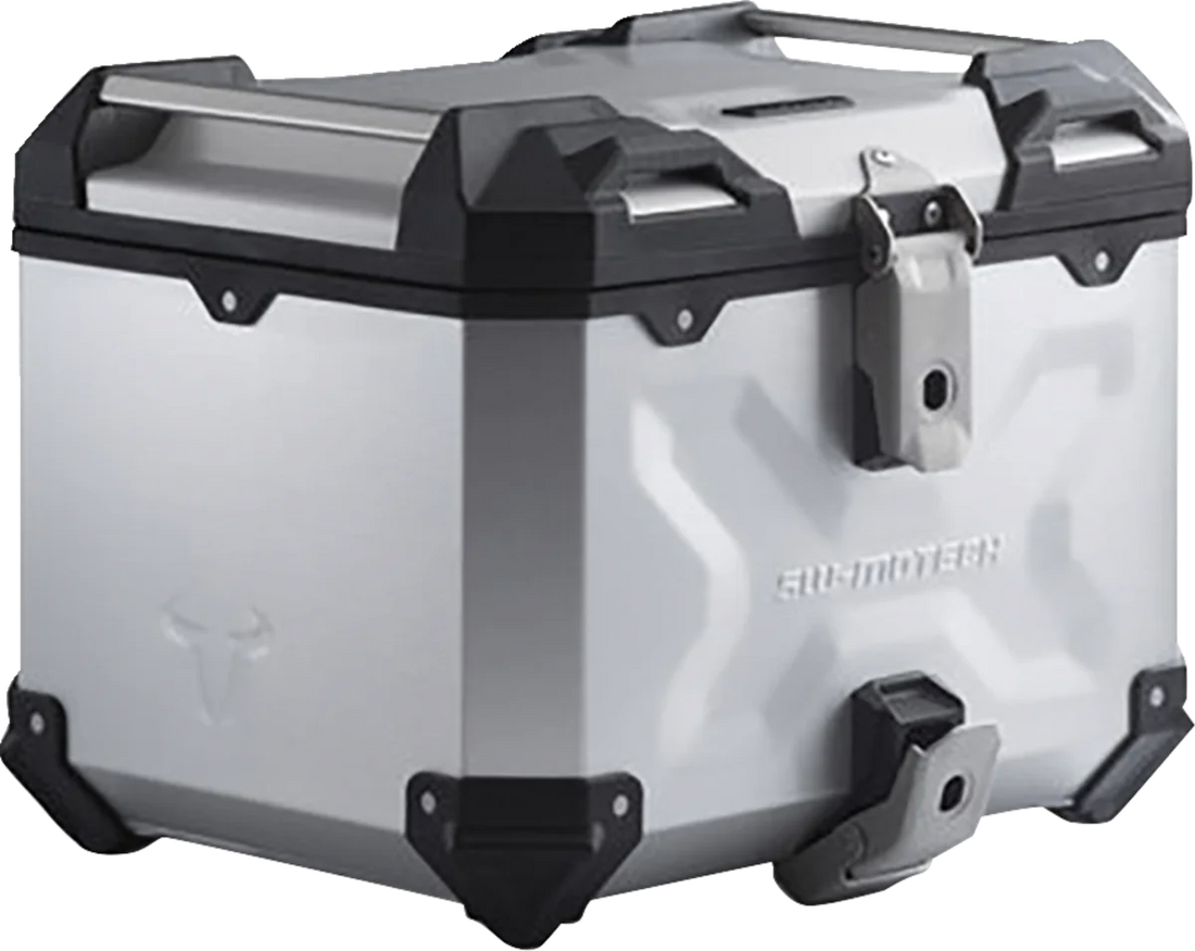 SW-MOTECH TRAX ADV Top Case System - Silver - Yamaha Tenere 700 '20-'24 GPT.06.799.70000/S - Side View