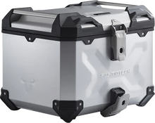 Load image into Gallery viewer, SW-MOTECH TRAX ADV Top Case System - Silver - Yamaha Tenere 700 '20-'24 GPT.06.799.70000/S - Side View