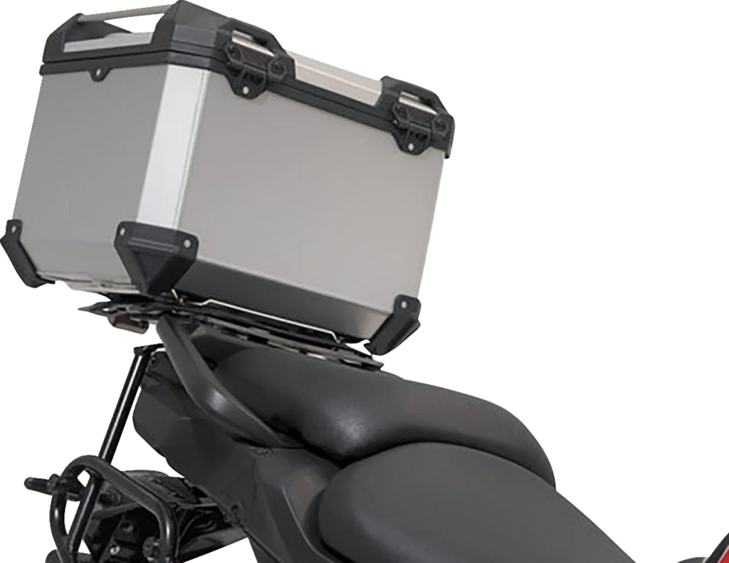 SW-MOTECH TRAX ADV Top Case System - Silver - Yamaha Tracer 9 GT '21-'24 GPT.06.921.70000/S - Side View