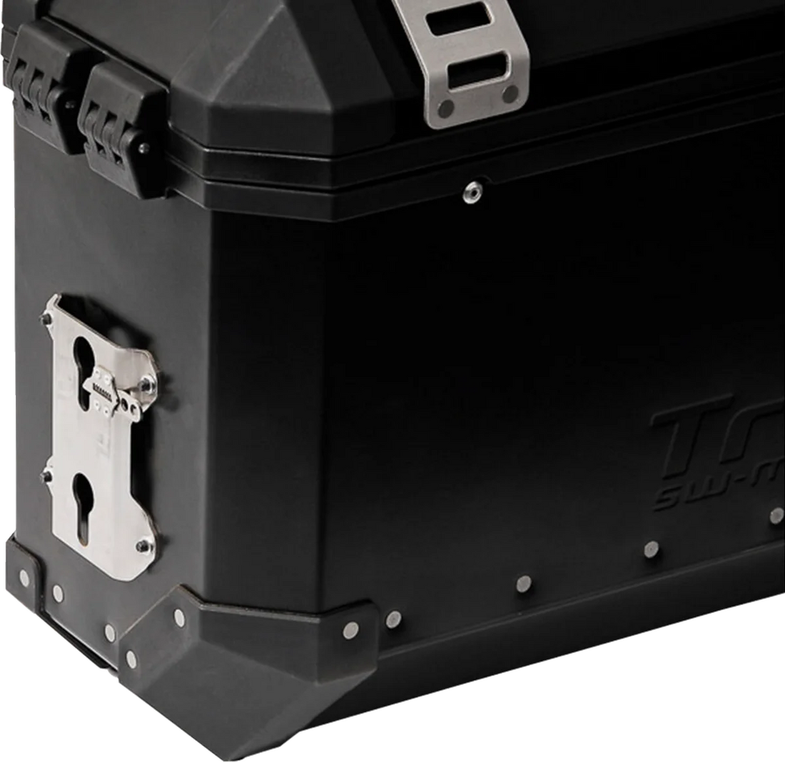 SW-MOTECH TRAX Accessory Mount for TRAX Side Case - Silver ALK.00.165.30900/S - Side View