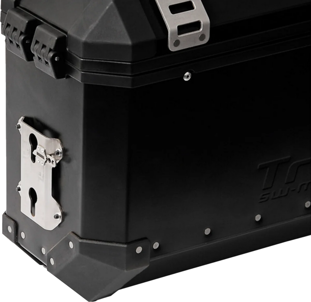 SW-MOTECH TRAX Accessory Mount for TRAX Side Case - Silver ALK.00.165.30900/S - Side View