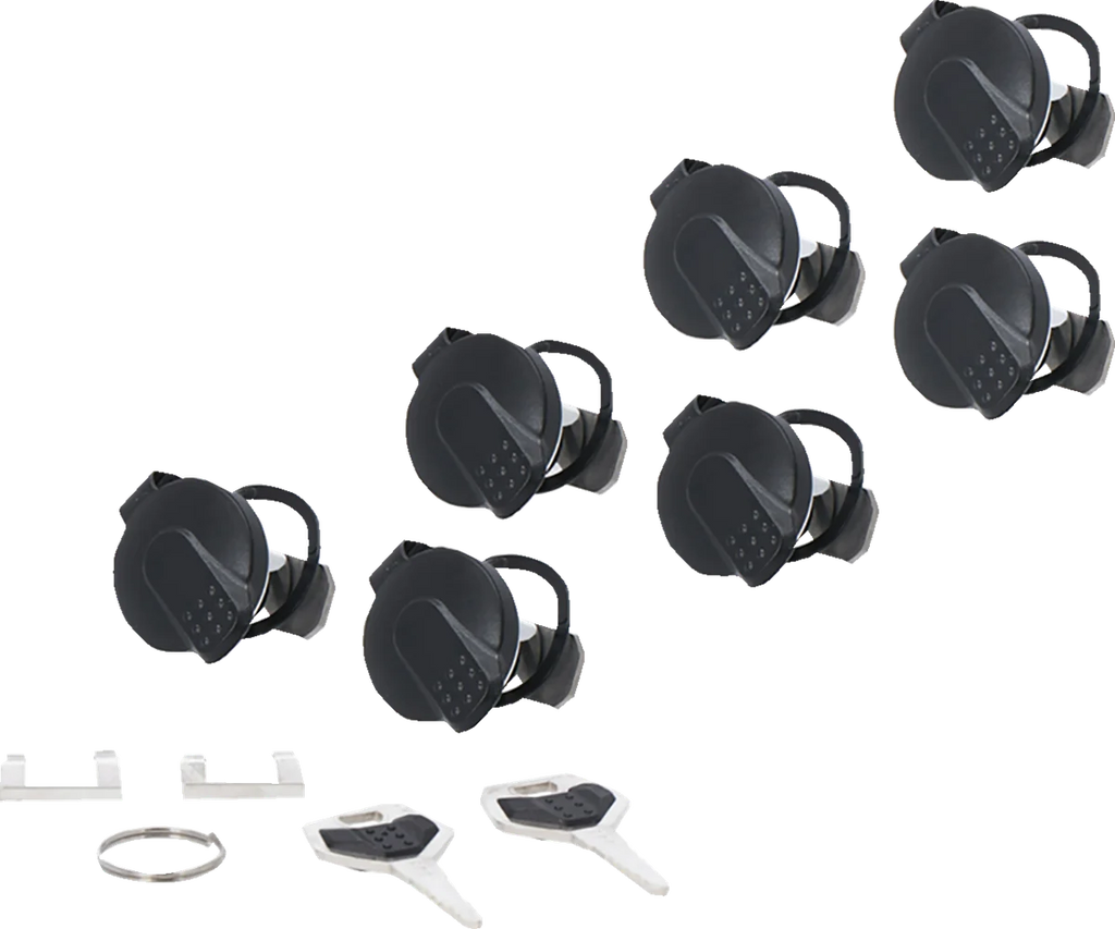 SW-MOTECH TRAX Lock Set - 7 Matching Locks with Keys ALK.00.165.16200 - Main Product View