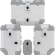 Load image into Gallery viewer, SW-MOTECH TRAX Lock Set - EVO - 9 Matching Locks with Keys QLS.00.046.15100 - Back View