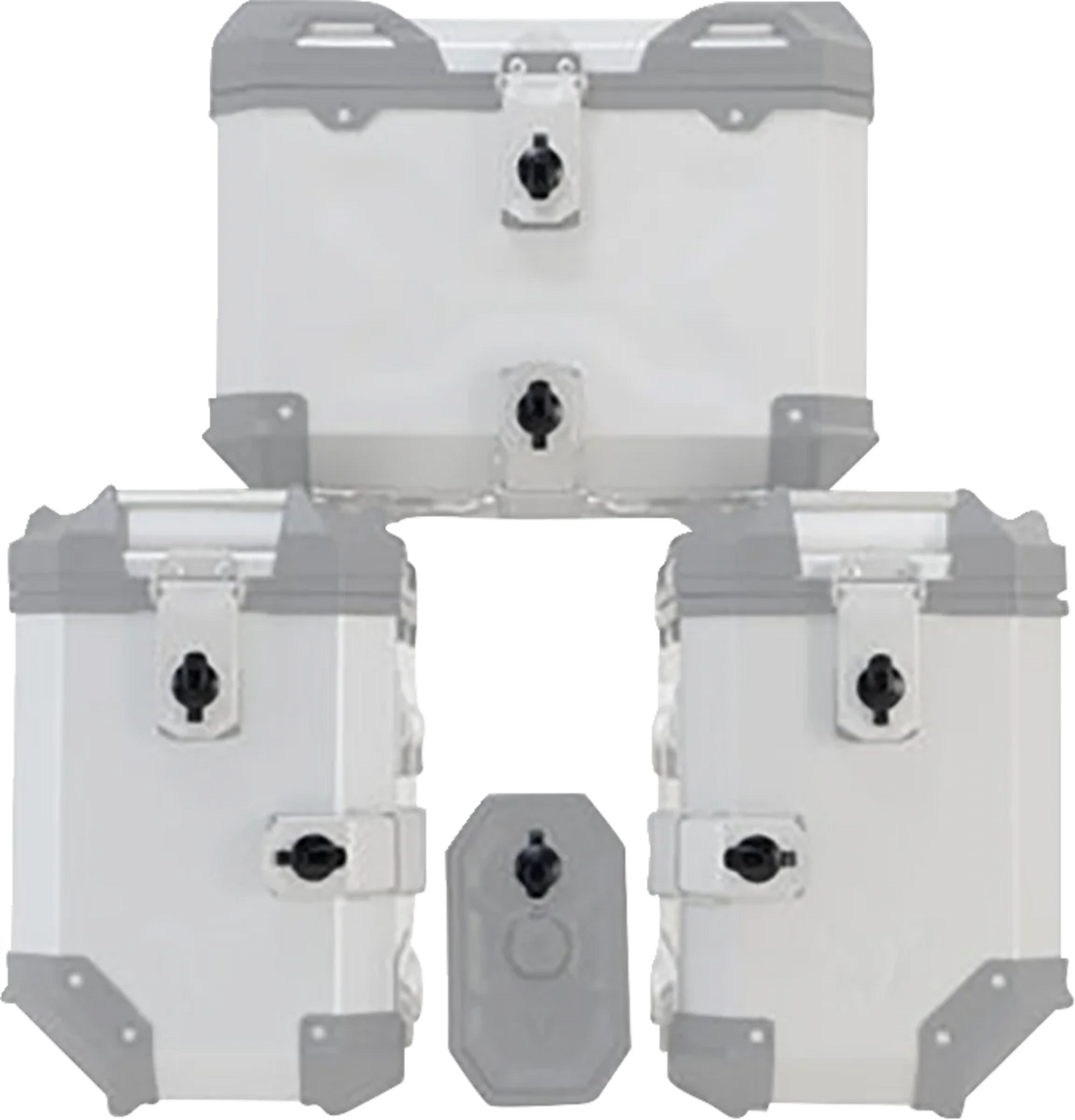SW-MOTECH TRAX Lock Set - EVO - 9 Matching Locks with Keys QLS.00.046.15100 - Back View