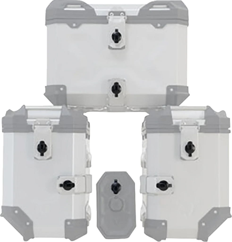 SW-MOTECH TRAX Lock Set - EVO - 9 Matching Locks with Keys QLS.00.046.15100 - Back View