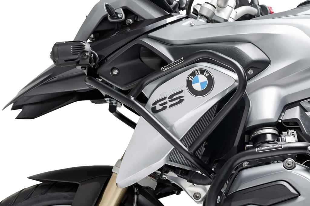 SW-MOTECH Upper Crash Bar - Black - BMW - 1200 GS SBL.07.788.10001/B - Side View