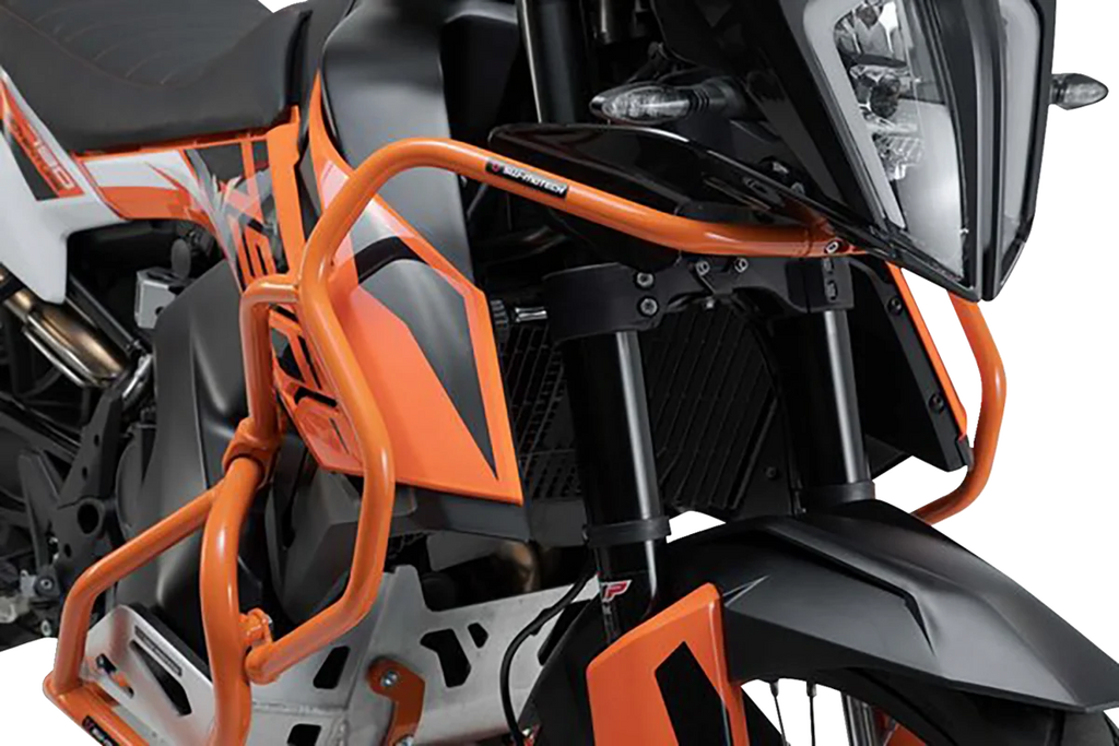 SW-MOTECH Upper Crash Bar - Orange - KTM - 790/890 Adventure/R SBL.04.521.10100/EB - Side View