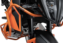 Load image into Gallery viewer, SW-MOTECH Upper Crash Bar - Orange - KTM - 790/890 Adventure/R SBL.04.521.10100/EB - Installation View