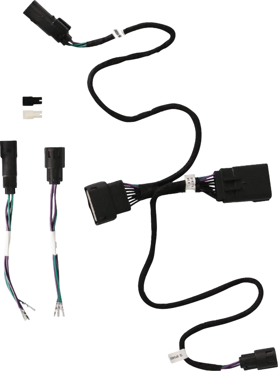 Saddle Tramp - Rear Audio T-Harness - '14-'22 FLHTK - BC-9717 - Side View