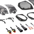Load image into Gallery viewer, Saddle Tramp - Saddlebag Lid with Speaker Cutouts - Rear - FL - BC-HDC69-2 - Side View