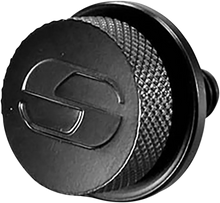 Load image into Gallery viewer, Saddlemen 1-1/4"-28 Seat Knob - Black 8900B - Main Product View