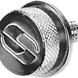 Load image into Gallery viewer, Saddlemen 1-1/4"-28 Seat Knob - Chrome 8900C - Main Product View