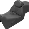 Load image into Gallery viewer, Saddlemen Adventure Tour Seat - Low - w/ Backrest - Black - Pan Am '21-'23 821-34-201BR - Main Product View