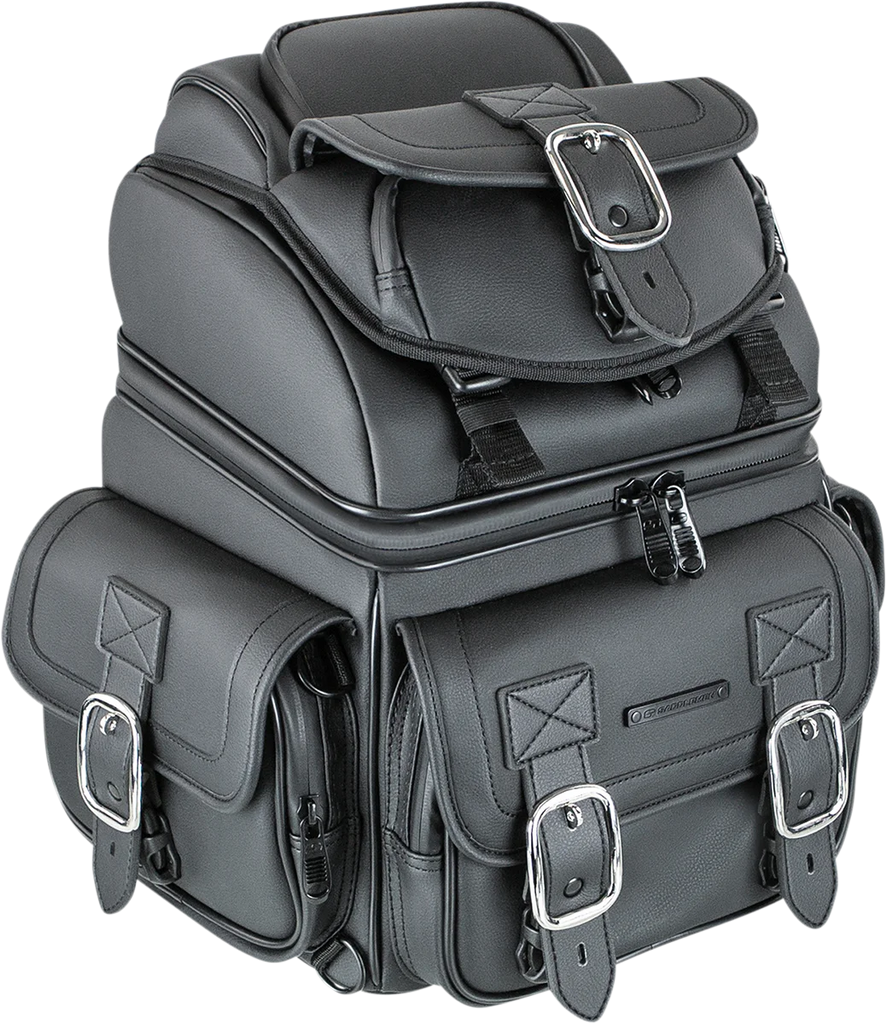 Saddlemen BR1800D Sissy Bar Bag - Black EX000971 - Main Product View