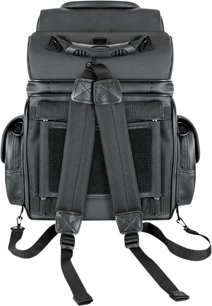Saddlemen BR1800D Sissy Bar Bag - Black EX000971 - Side View