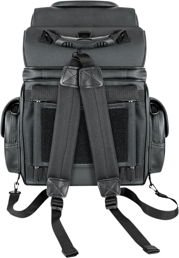 Saddlemen BR1800D Sissy Bar Bag - Black EX000971 - Side View