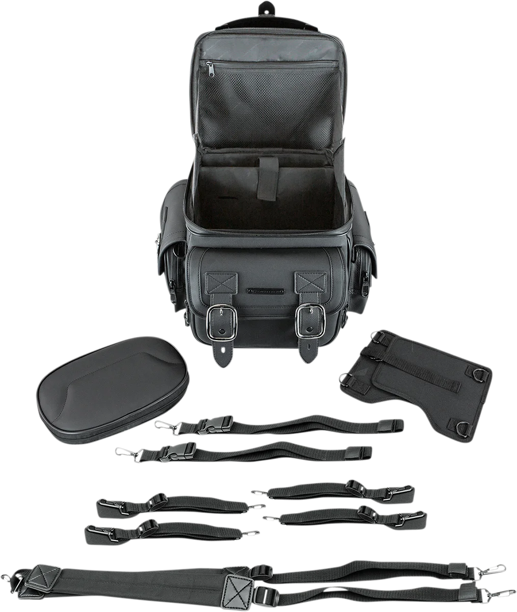 Saddlemen BR1800D Sissy Bar Bag - Black EX000971 - Additional View 7