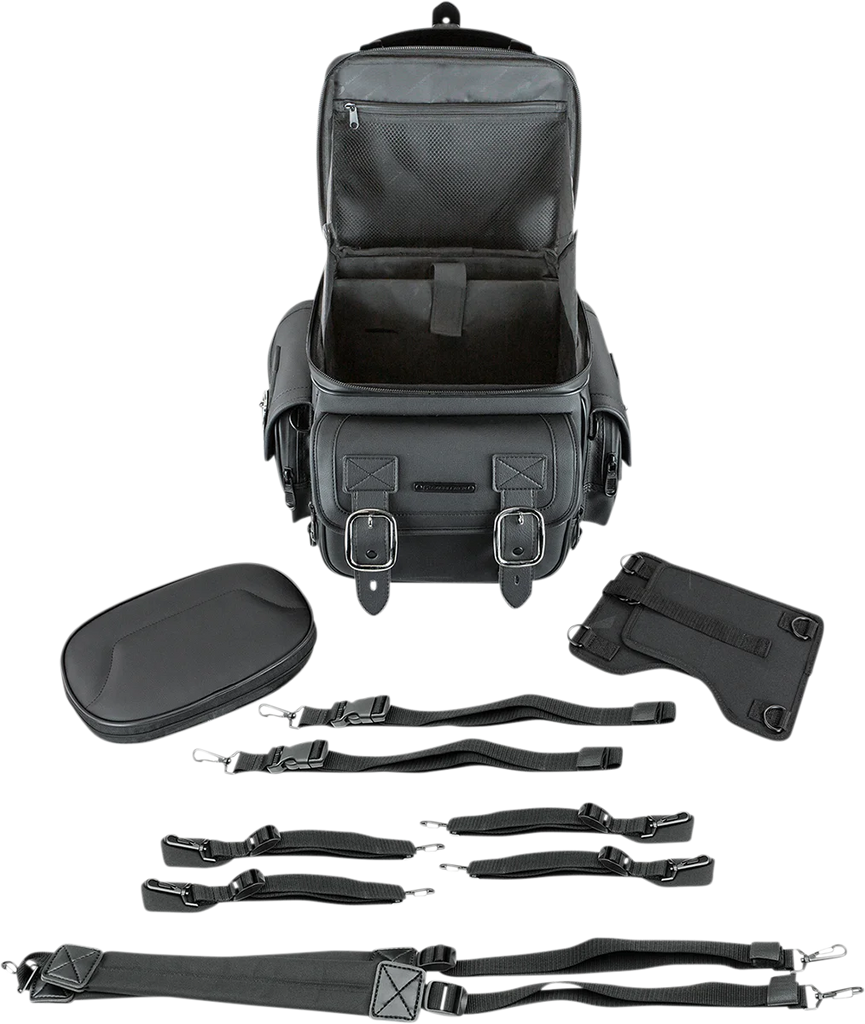 Saddlemen BR1800D Sissy Bar Bag - Black EX000971 - Additional View 7