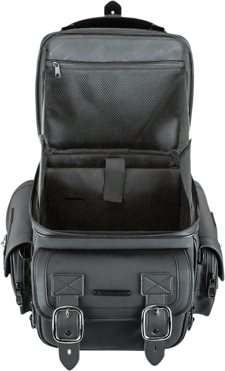 Saddlemen BR1800D Sissy Bar Bag - Black EX000971 - Additional View 8