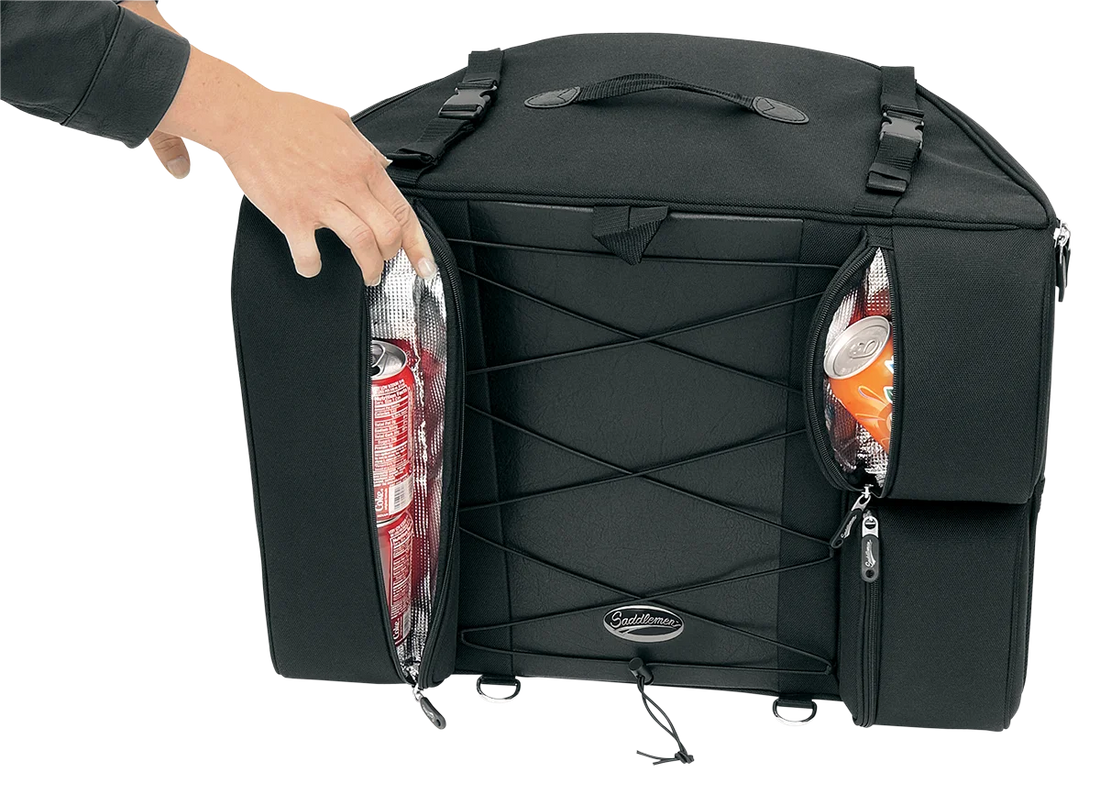 Saddlemen Backrest Bag - Side View