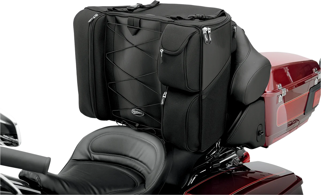 Saddlemen Backrest Bag - Back View