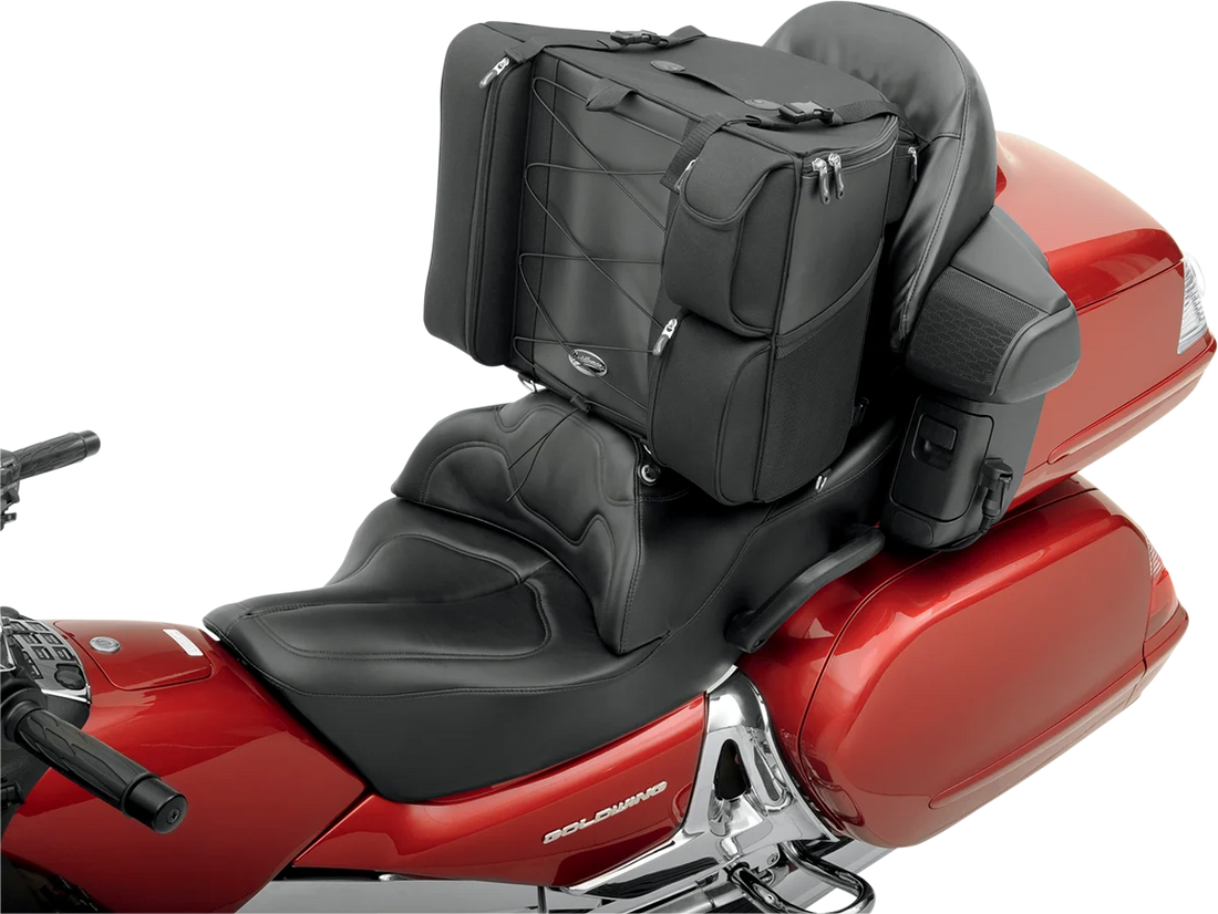 Saddlemen Backrest Bag - Installation View