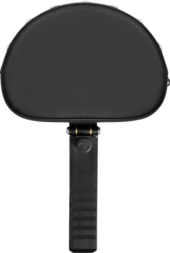 Saddlemen Backrest - Lariat - Distresssed Insert - Black Stitching - XL '04-'22 15708B - Side View