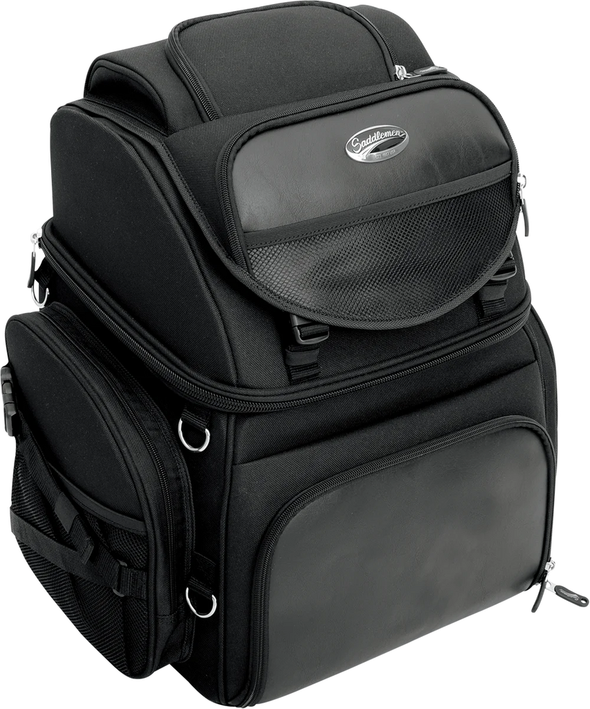 Saddlemen Backseat/Sissy Bar Bag - Black EX000298 - Main Product View