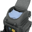 Load image into Gallery viewer, Saddlemen Backseat/Sissy Bar Bag - Black EX000298 - Side View