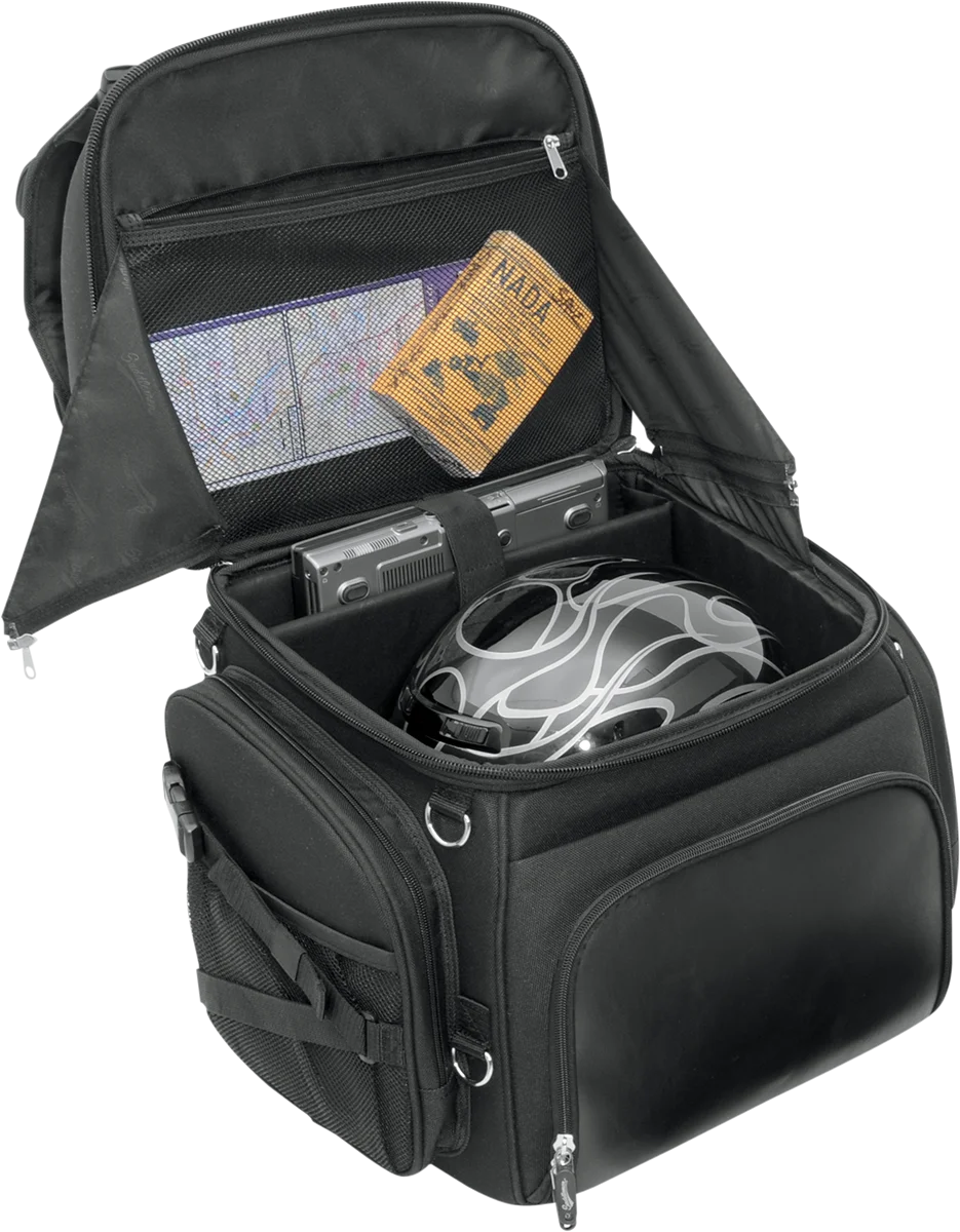Saddlemen Backseat/Sissy Bar Bag - Black EX000298 - Additional View 7