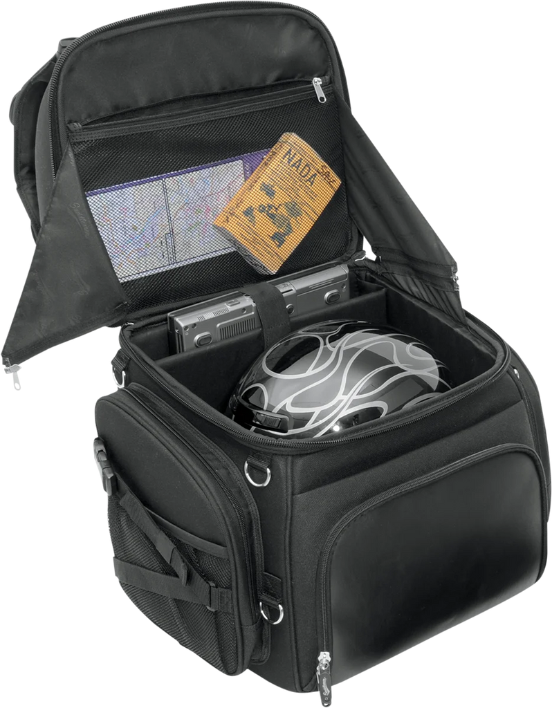 Saddlemen Backseat/Sissy Bar Bag - Black EX000298 - Additional View 7