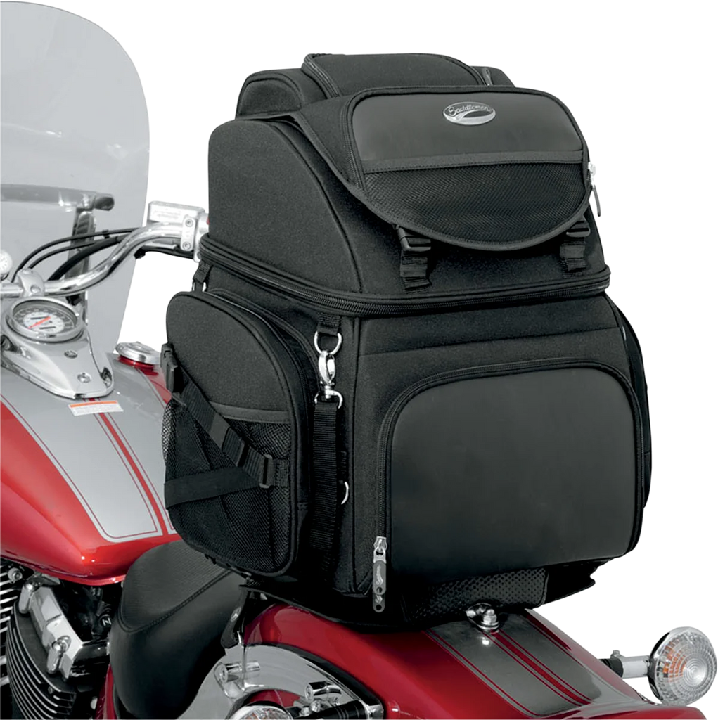 Saddlemen Backseat/Sissy Bar Bag - Black EX000298 - Additional View 8