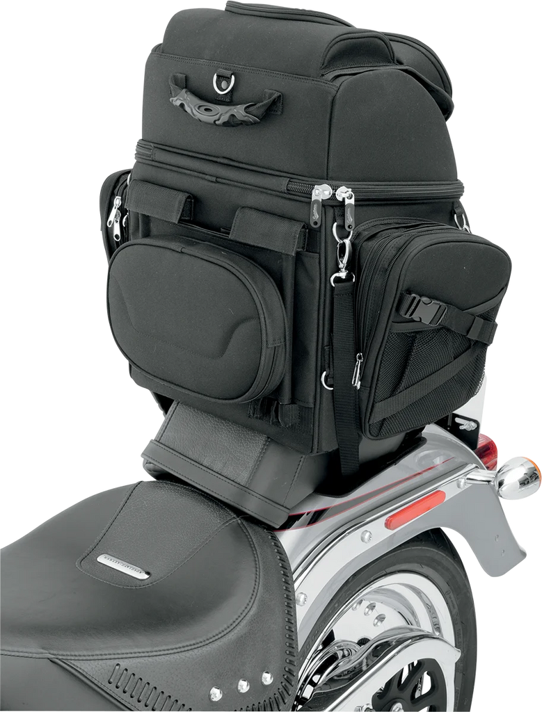 Saddlemen Backseat/Sissy Bar Bag - Black EX000298 - Additional View 9