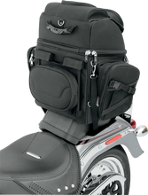 Load image into Gallery viewer, Saddlemen Backseat/Sissy Bar Bag - Black EX000298 - Additional View 9