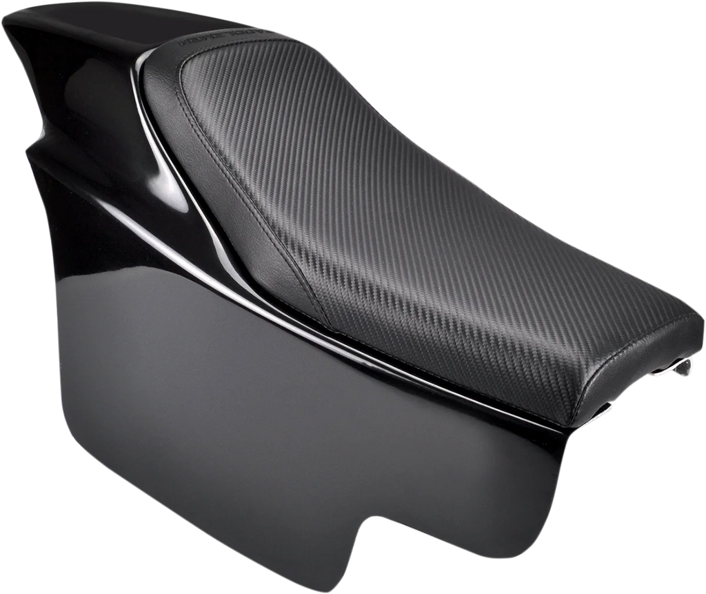 Saddlemen Carbon Fiber Vintage Seat Z4210 - Side View