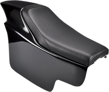 Load image into Gallery viewer, Saddlemen Carbon Fiber Vintage Seat Z4210 - Side View