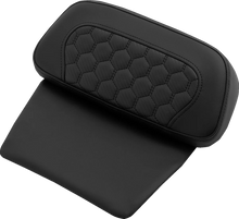 Load image into Gallery viewer, Saddlemen Chopped Tour Pak Pad - Honeycomb - Blue Stitching - FLH/FLT '14-'24 814-07C-HC-BLU - Side View