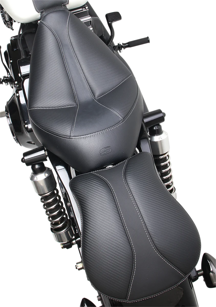 Saddlemen Contoured Dominator Pad - 9" SA1009 - Side View