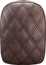 Load image into Gallery viewer, Saddlemen Detachable Pillion Pad - Lattice Stitched - Brown SA1026 - Main Product View