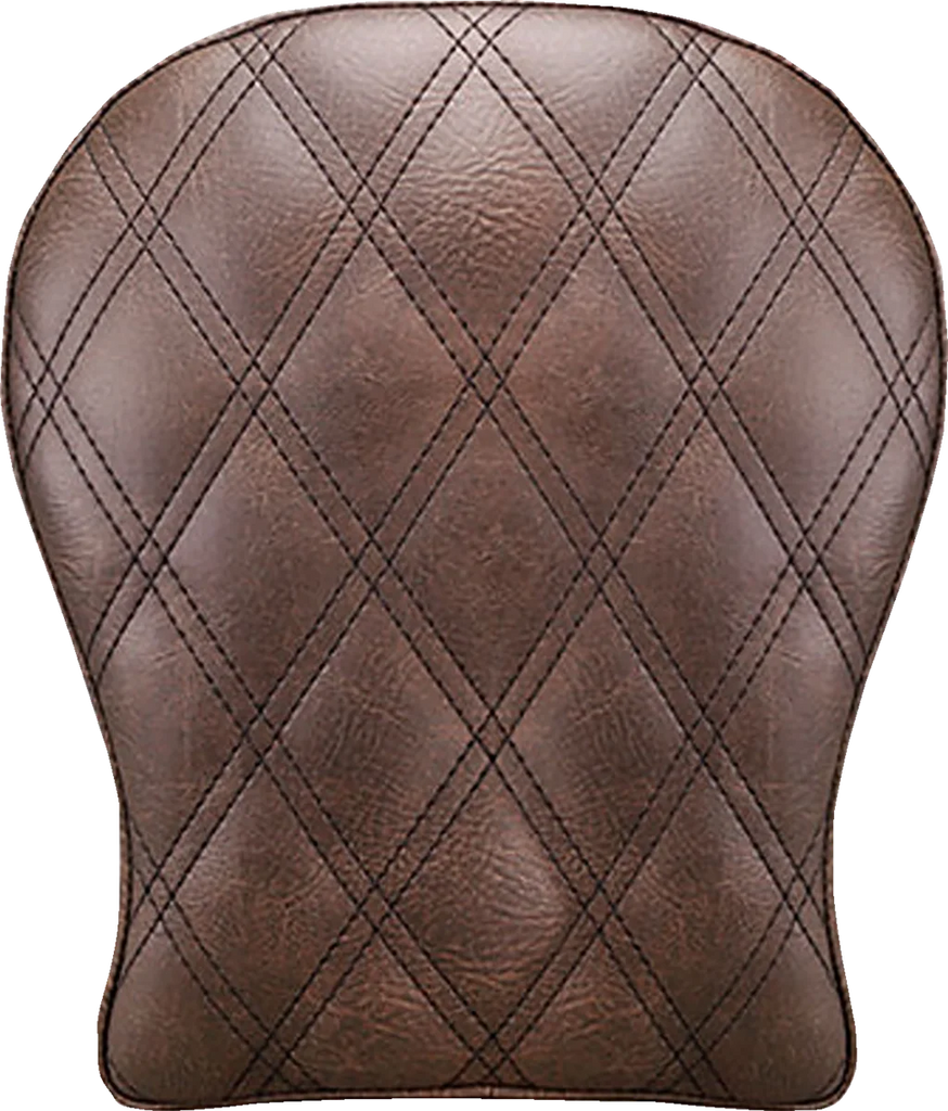 Saddlemen Detachable Pillion Pad - Lattice Stitched - Brown SA1027 - Main Product View