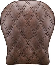 Load image into Gallery viewer, Saddlemen Detachable Pillion Pad - Lattice Stitched - Brown SA1027 - Main Product View