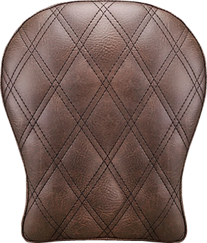 Saddlemen Detachable Pillion Pad - Lattice Stitched - Brown SA1027 - Main Product View