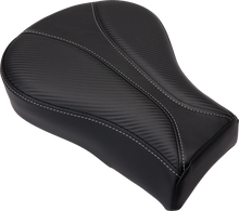 Load image into Gallery viewer, Saddlemen Dominator Pillion Pad - Standard Reach - Black w/ Gray Stitching - FL/FX '06-'17 806-12-0162 - Main Product View